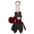 thumbnail image 1 of Lindo llavero con colgante de coche, llavero de peluche suave para mujer, colgante para bolso, mochila, llavero de peluche, 1 of 7