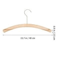 thumbnail image 2 of MasteelfCA Household Clothes Hanger Wooden Hanger Clothes Drying Rack Garden Hanger, 2 of 8