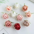 thumbnail image 2 of Yoyauz 5 Pcs Mini Artificial Rose Flower Head 2 inch Multicolor Silk Flower Fake Rose Head for Wedding Party Home Decoration DIY Craft Bridal Bouquets Hats Accessories, 2 of 5