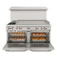 thumbnail image 2 of 60 In. Commercial Range with 48 In. Griddle, 2 Burners and 2 Standard Ovens, 2 of 13