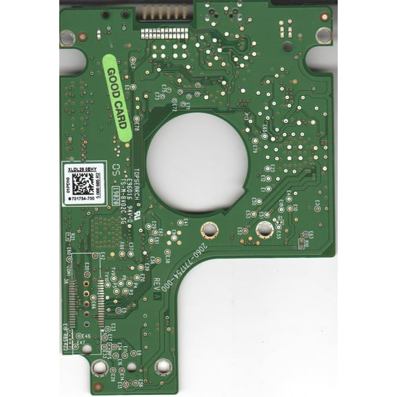 WD2500BMVV-11SXZS1, 701754-700 01PD10, WD USB 2.5 PCB