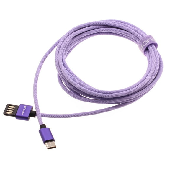 10ft USB-C Cable for Kyocera DuraForce Pro 3 Phone - Purple Extra Long Fast Charger Power Cord Type-C O8O Compatible With DuraForce Pro 3 (2023) Model