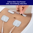 thumbnail image 5 of Almohadillas de repuesto para unidad TENS, NURSAL, reutilizables, 2x2, 20 unidades, con autoadhesivo mejorado para electroterapia, compatibles con AUVON TENS y TENS 7000., 5 of 5