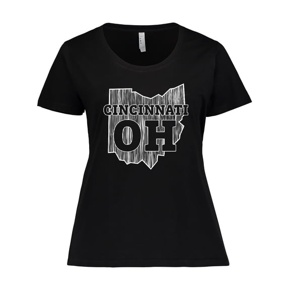 Inktastic Cincinnati Oh Women's Plus Size T-Shirt