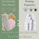 thumbnail image 5 of 25 Pack Paperless Towels Roll Washable Cotton Cloth Reusable for Zero Waste Eco Friendly 10" X 10, 5 of 5