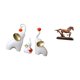 thumbnail image 5 of Esculturas de elefantes Figura de caballo en miniatura Estatua de resina Adorno de cerámica Artesanías de animales coleccionables con diseño creativo, 5 of 8