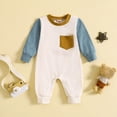 thumbnail image 2 of CAUYDY Baby Boy Gift Newborn Clothes 0 3 6 9 Months 1T 2T Preemie Long Sleeve Sleepwear Fall Winter Infant Boys Romper Toddler Pajamas Blue for Sizes 12-18 Months, 2 of 5