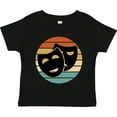thumbnail image 3 of Inktastic Theater Masks Acting Gift Retro Sunset Boys or Girls Toddler T-Shirt, 3 of 5