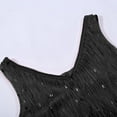 thumbnail image 5 of Women’s Dresses Flapper Dresses Fringe Mini Dresses (Black M), 5 of 6