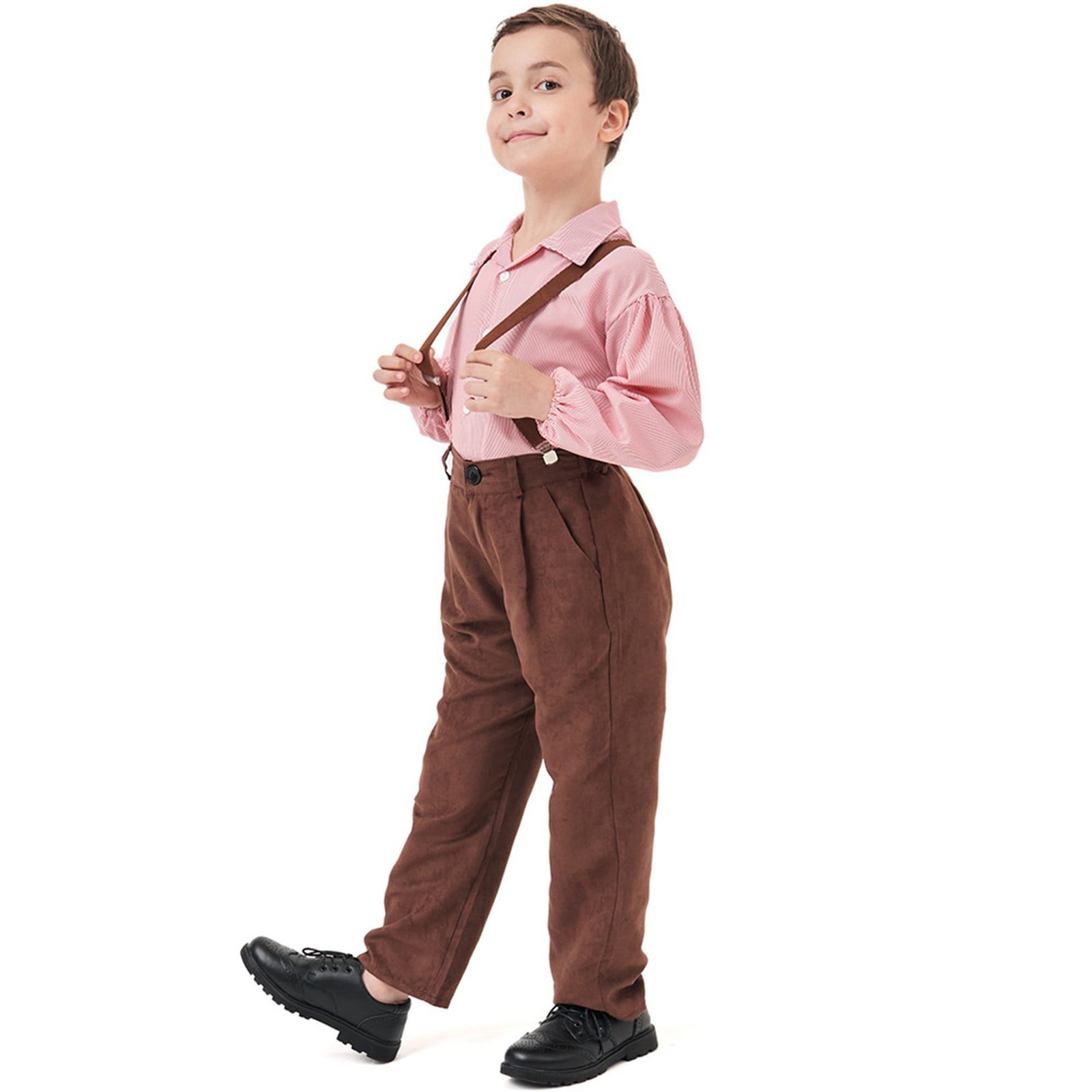FDDMis Halloween Newborn Outfit Girl Baby Girl Onesies Christmas Toddler Boy Outfit 3-6 Month Girl Clothes Winter Baby 0-3 Months One Year Old Boy, Brown 9-10 Years