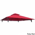 thumbnail image 2 of Toldo de repuesto para carpa ventilada de 10 pies International Caravan St. Kitts, rojo rubí, 2 of 5