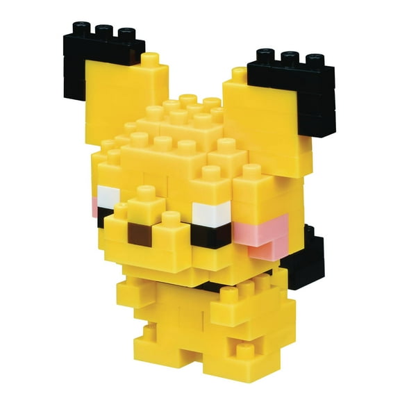 Pokemon Collectable Pichu Nanoblock Micro Sizes Building Block Figurine Kit