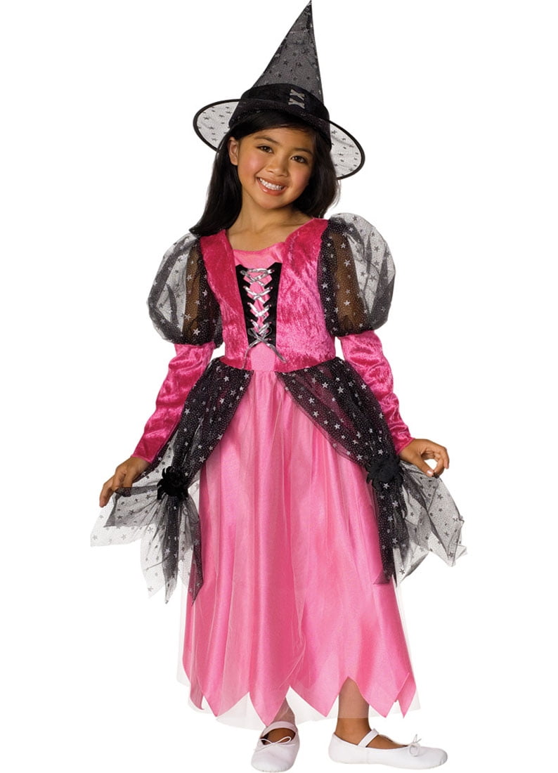 pink and black witch costume