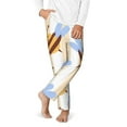 thumbnail image 2 of Yiaed A Bee Print Teenagers' Lounge Pants, Loose PJ Bottoms, Long Pajama Pants for Men-Small, 2 of 6
