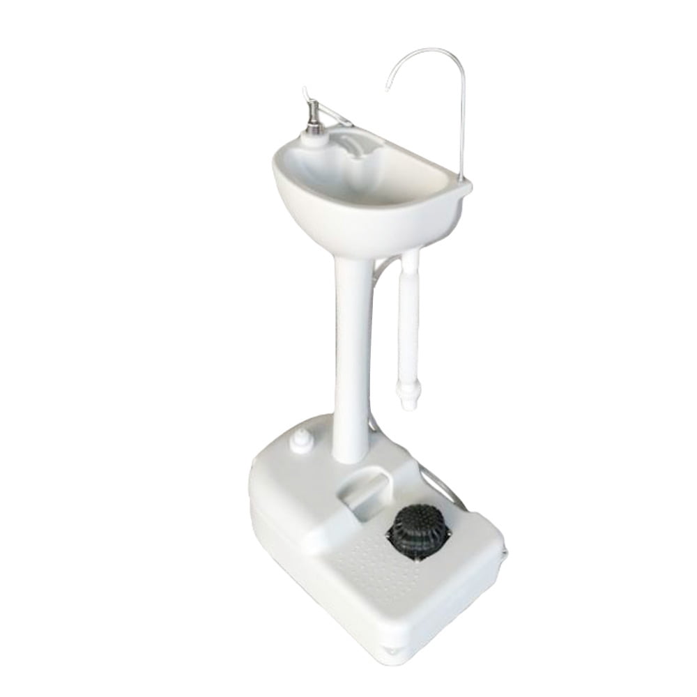 SalonMore Portable Camping Sink w/ Towel Holder & Soap Dispenser 19L