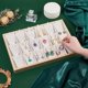 thumbnail image 4 of Organizador de bandejas apilables para joyas, 18 compartimentos, caja de terciopelo para exhibir joyas, expositor de joyas, cajón divisor para joyas., 4 of 9