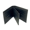 thumbnail image 7 of Bifold Flap Black Leather Security Wallet with Card Holders, ID Slot, and Money Pockets, 7 of 7