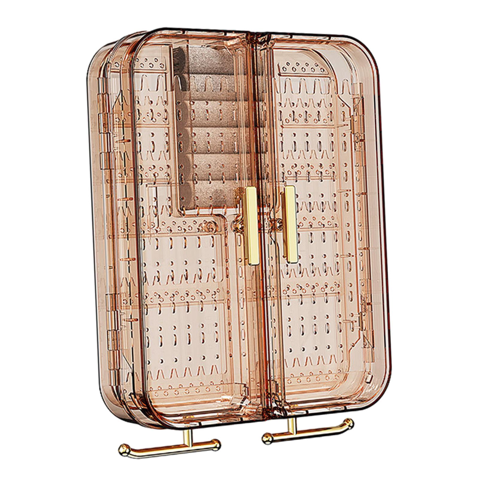 FVDPWYE Jewelry Holder Organizer Large Wall Mount Storage Accessories Jewelry Hanger for Brown