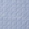 thumbnail image 2 of Mainstays Solid Textured Box Crinkle Quilted Pillow Sham, Blue, Standard/Queen, Soft Wash, 2 Pack, All Ages, 2 of 6