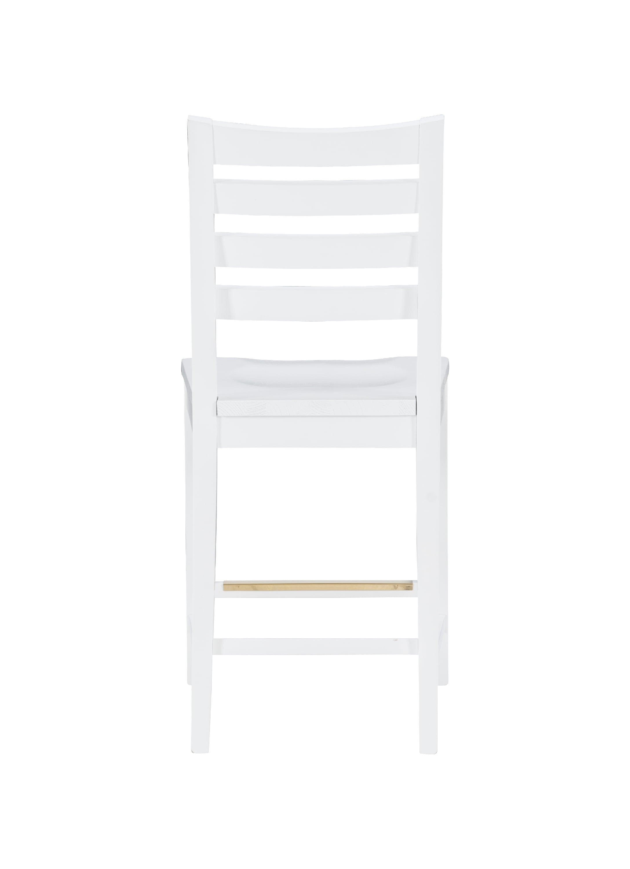 Linon Holdrege 22" High Back Counter Stools, Set of 2, White