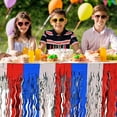 thumbnail image 5 of Inerposs Multicolor Foil Tassel Table Skirt for Party Decorations, Wedding, Birthday, Independence Day, and Procession Floats, 5 of 6