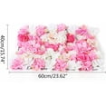thumbnail image 4 of Miumaeov 20 PCS Artificial Rose Flower Panels Silk Floral Panel Backdrop Wall Decor Flower Mat for Wedding Bridal Party Baby Shower, 15.8 x 23.6in, 4 of 7