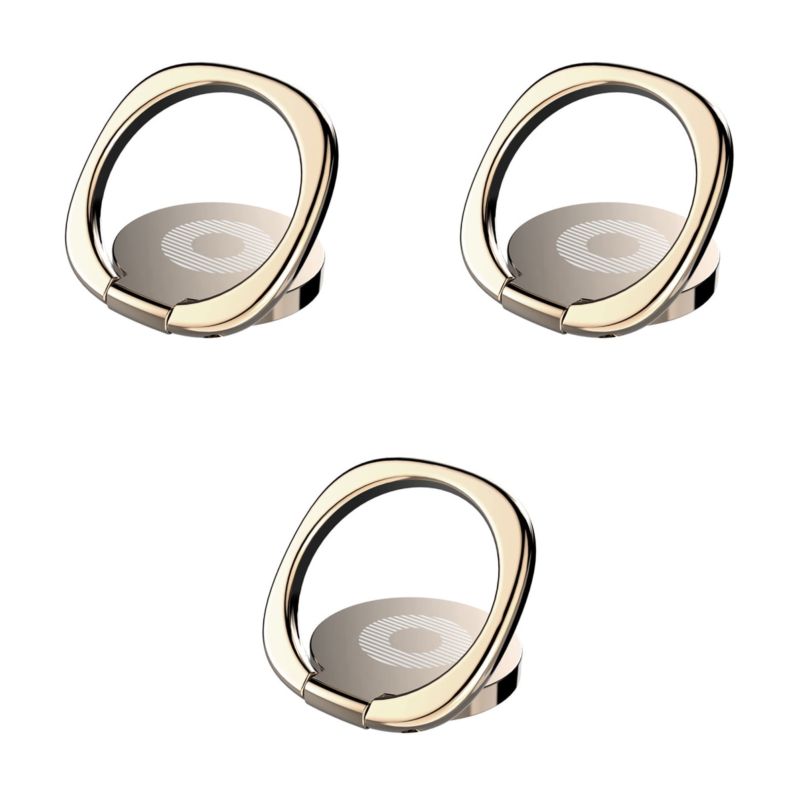 FREEDOMTECH 3-Pack Phone Ring Holder, Phone Stand Holder, Creative Universal Cell Phone 360-degree Rotation Finger Sticky Anti-Drop Ring Holder For iPhone, Samsung Galaxy, HTC, LG, Android Phones
