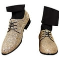 thumbnail image 2 of Men's Formal Dress Shoes Glliter Shiny Business Loafer (Gold 42), 2 of 5