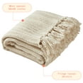 thumbnail image 5 of Beautiful Neutral Woven Throw by Drew Barrymore, 50" x 60", 5 of 7