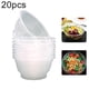 thumbnail image 1 of Cuenco desechable de 20 piezas de 360ml, cuenco redondo de plástico, cocina, ensalada, aperitivos, contenedor de Picnic, restaurante de cocina ShuxiuWang 8390613443045, 1 of 1