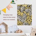 thumbnail image 7 of FMSHPON Zebra Leopard Butterfly Clipboard Hardboard Wood Nursing Clip Board and Pull for Standard A4 Letter 13x9 inches, 7 of 7