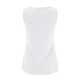 thumbnail image 5 of DHFJKG Womens Camisole Top Sexy Summer Sleeveless Scoop Neck Button Down Camis Shirts Fitness Low Cut Night Out Outfits Versatile Tops, 5 of 5