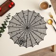 thumbnail image 3 of CSChome Spider Web Placemat Spider Web Heat Resistant Non slip Table Mat Hollow Design, 3 of 7