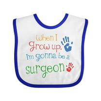 Inktastic Future Surgeon Kids Doctor Boys or Girls Baby Bib