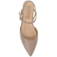 thumbnail image 5 of Journee Women's Martine SuperNatural Shades Narrow Width Buckle Pointed Toe Flats, 5 of 10