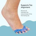thumbnail image 5 of ZenToes Silicone Toe Separators for Correct Alignment, Bunion and Hammertoe, 1 Pair, 5 of 7
