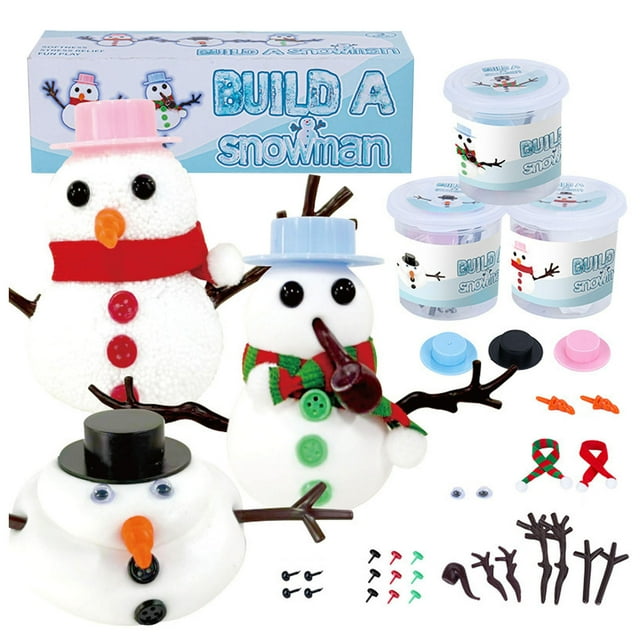 Hearth & Gear Snowman Craft For Kids DIY Holiday Art Project Winter Activity With For Children Making Diy Crafts for Kids Ages 8-12 Diy Crafts for Girls Diy Crafts for Adults Photography Diy Crafts