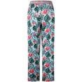 thumbnail image 2 of SofiePJ, Women's, Printed Long Sleepwear Lounge Pajama Pants, Turquoise, L, 2 of 2