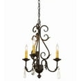 thumbnail image 4 of Meyda Tiffany 173174 French Elegance 3 Light 18" Wide Taper Candle Multi Light Pendant -, 4 of 4