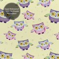thumbnail image 5 of Shower Curtain, Cute Cartoon Owls Waterproof Fabric Plastic Shower Curtain, Drying Fast Bathroom Curtain with 9 Buttonholes, Ruffle Shower Curtain 60x72in, 5 of 8