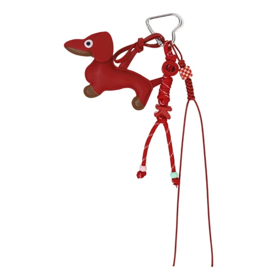 Stylish PU Keychain Accessory With Unique Sausage Design Easy Install Keyring Pendant For Daily Commute And Travel