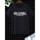 thumbnail image 3 of ' Volleyball ' Tee, Men's Casual T-shirt for Summer, 3 of 8