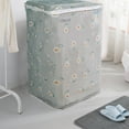 thumbnail image 4 of Beautynvta Washing Machine Cover, Foldable Washer and Dryer Dusty Protection Cover with Zipper, Lightweight and Water Proof Appliance Cover, 22" x 14.4" x 32.6", 4 of 8
