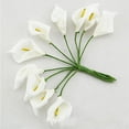 thumbnail image 3 of 240Pcs Mini Calla Artificial Flower Bouquet Wedding Decoration DIY Wreath Gift White, 3 of 8