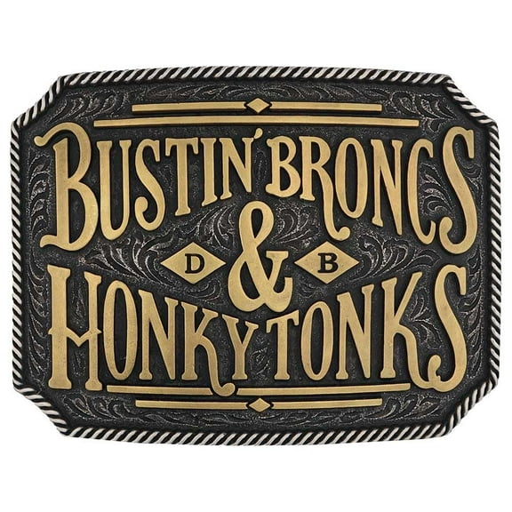 Montana Silversmiths Broncs and Tonks Attitude Buckle