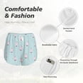 thumbnail image 6 of Picia Milk Tea Pattern Women's 2 in 1 Athletic Running Shorts High Waisted Workout Casual Gym Sweat Shorts with Comfy Liner Zipper Pockets-X-Large, 6 of 9