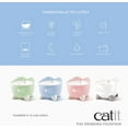 thumbnail image 6 of Catit PIXI Drinking Fountain Cat Water Fountain with Triple Filter and Ergonomic Drinking Options, Pink, 6 of 7