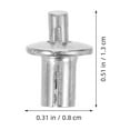 thumbnail image 6 of LOLIPPYY 200Pcs Aluminum Expansion Rivets with Dome Head Secure Knock on Rivet Fasteners for Industrial Use, 6 of 8