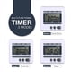 thumbnail image 5 of 4X Temporizador de Cuenta Regresiva Digital 4 Canales Cuenta Regresiva Arriba Cocina Cocina Temporizador Reloj, 5 of 5