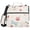 Cute Dogs Cherry Bow, variant on 3 Ring Zipper Binder with Shoulder Strap Waterproof Trapper Keeper 2 Inch D-Ring 500 Sheets Capacity Cute Dogs Cherry Bow